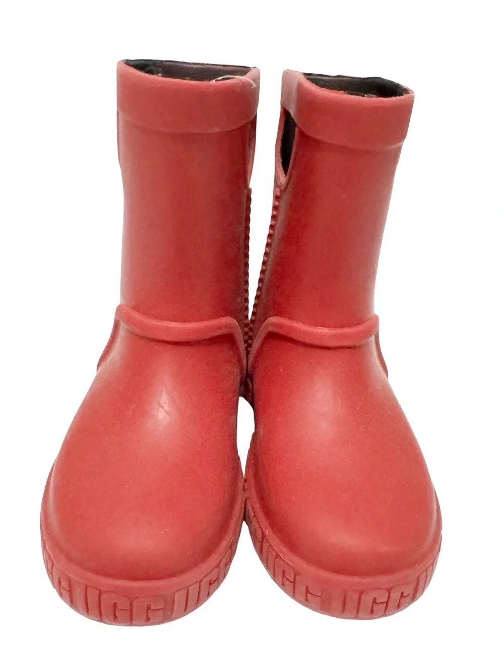 UGG Drizlita Mid-Calf Waterproof Rain Boots Samba Red Toddler Girl 8